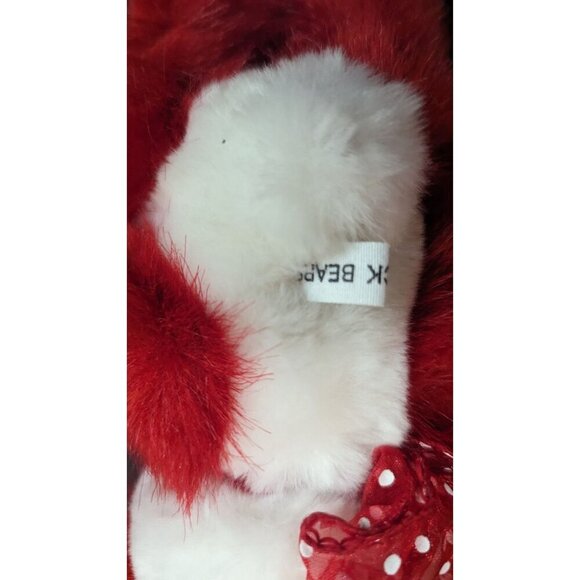 Babcock Bears Rainy red white 8" handmade 2017 German glass eyes Jointed plush - Picture 8 of 12